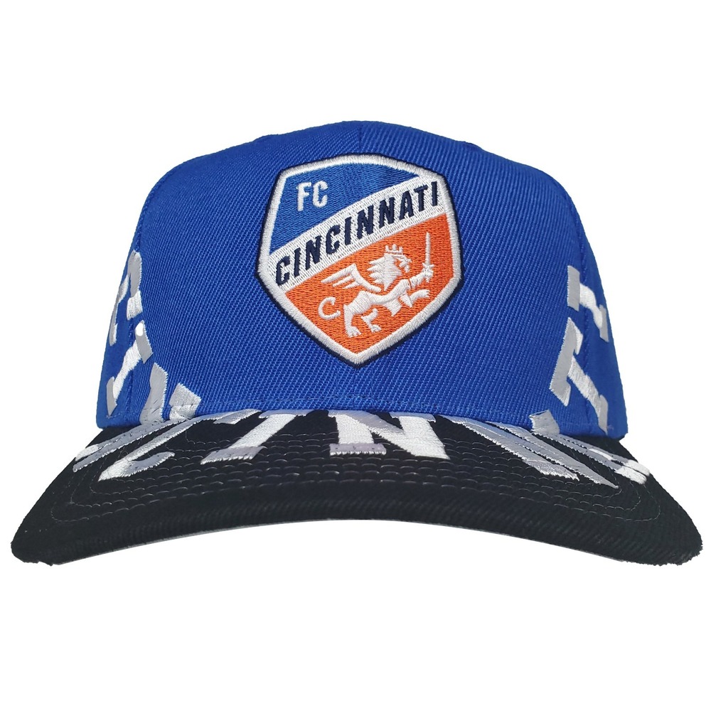 Cincinnati FC Mitchell & Ness MLS Pro Fit Snapback Hat Cap Blue Black NWT